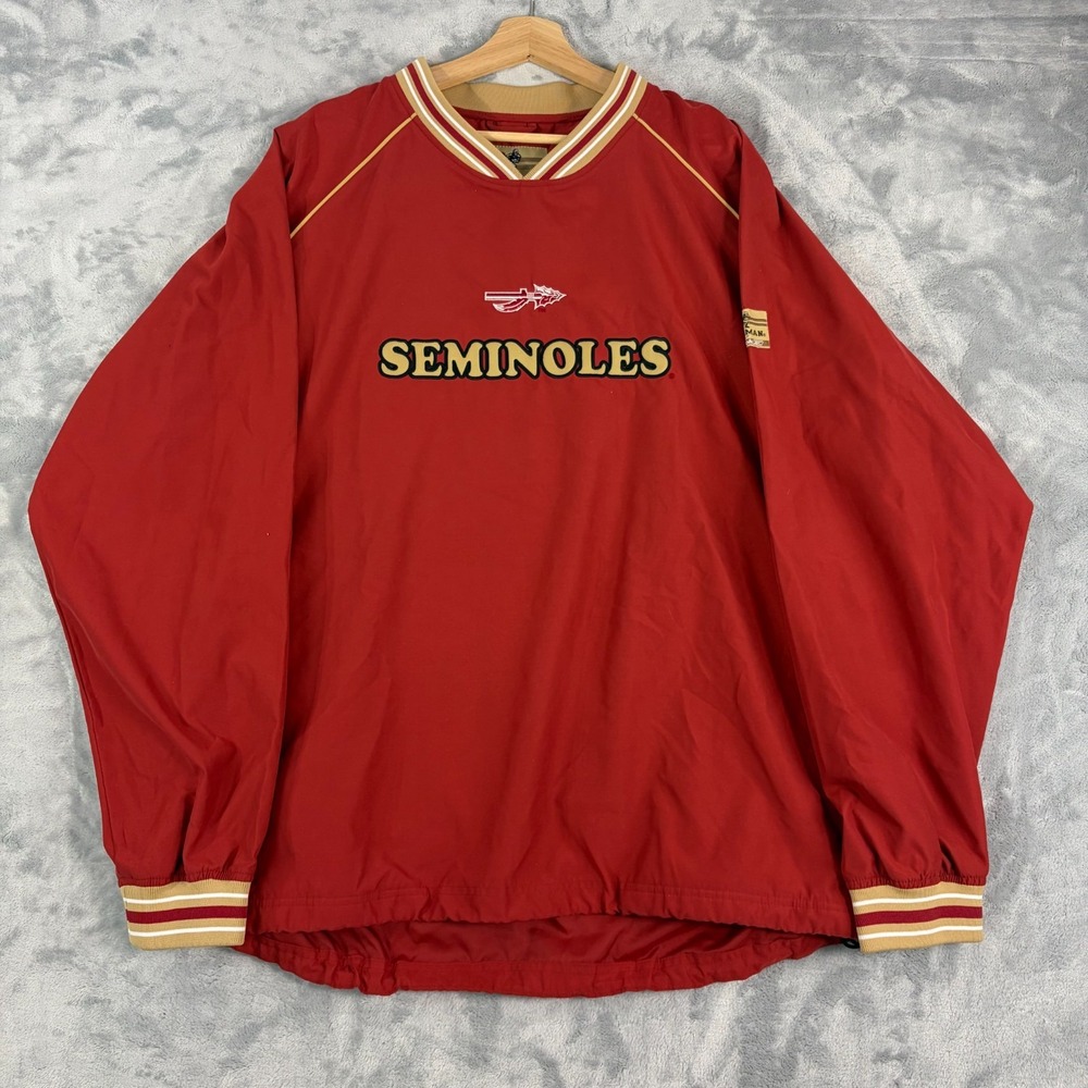 Florida State Seminoles Men's XL Heisman Collection Pullover Jacket Reebok
